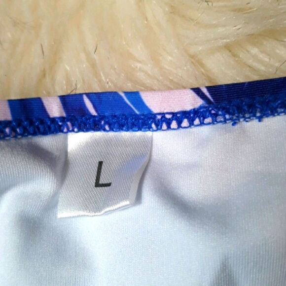 NWOT 2 piece bathing suit sz large - Picture 6 of 7